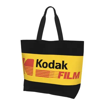 Филм Kodak, женствена чанта през рамо 40x50 см, японската чанта-тоут в стил харадзюку, чанта за пазаруване, Удобен книга за пътуване, логото на поръчка