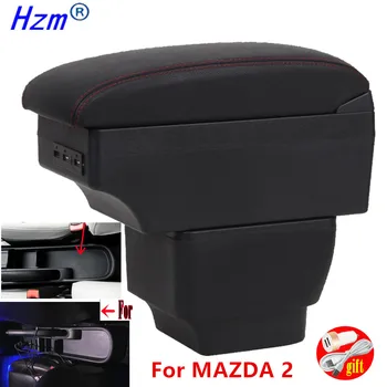 Лявата на дясната страна за MAZDA 2 Подлакътник кутия за Mazda 2 Mazda Demio авто подлакътник скоростна Детайли на интериора usb кутия за съхранение на аксесоари за автомобили