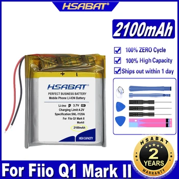 Батерия HSABAT Q1 Mark II 2100 mah батерии за Fiio Q1 Mark II