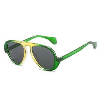 Нови слънчеви очила Pilot Женски нюанси на ретро Класически реколта мъжки слънчеви очила Женски цветове Марка дизайнерски обувки Oculos De Sol UV400