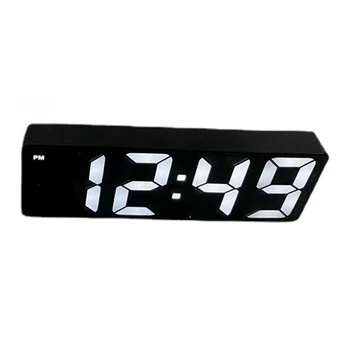 Електронен Будилник Огледално часовници спалня Digital alarm clock led будилник с гласов контрол за деца