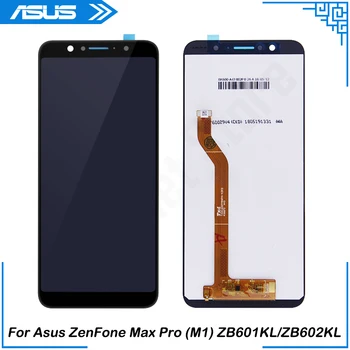 За Asus ZenFone Max Pro (M1) ZB601KL ZB602KL X00TD X00TDB LCD дисплей Тъчпад Стъклен Екран Дигитайзер в събирането + рамка