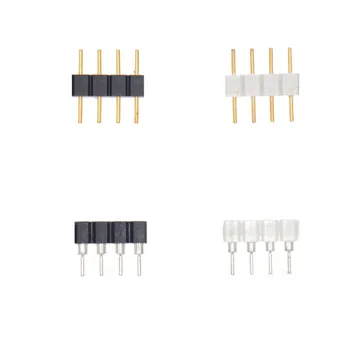 Продажба на едро на 1000 бр. на 4-пинови черно-бели конектори за 3528 smd 5050 конектори led лента RGB
