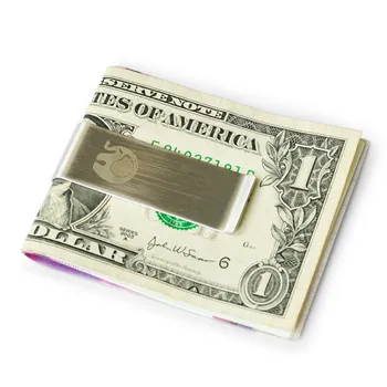 Ретро портфейл с щипка за пари от масивен месинг, метал мъжки скоба за пари, държач за кредитни карти, папка за мъжки мини чантата