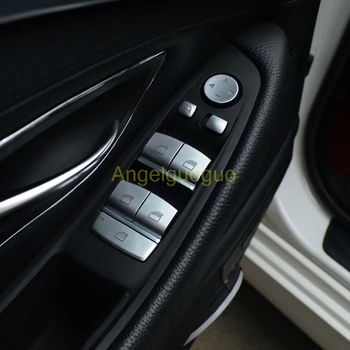 Angelguoguo Бутон стеклоподъемника вътрешността на колата, декорация с пайети, етикети за BMW 1 3 5 6 7 серия 5GT X1 X3 X4 X5 X6