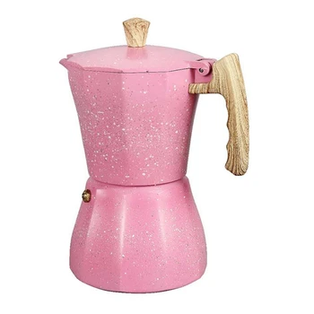 Кафемашина за еспресо на печката-Moka Pot Кафемашина за газови или електрически кафе машини-3 чаши еспресо за италианската кухня