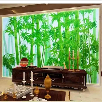 тапети wellyu за дома по поръчка Ultra HD Bamboo Forest Landscape Wall papel pintado paed papel tapiz tapety