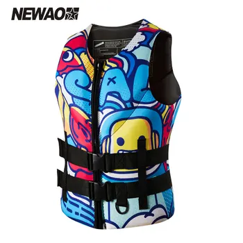 Newao, спасителна жилетка за възрастни, професионален преносим Голям Плаващ жилетка за риболов, яке, плаващ облекло, спасителна жилетка
