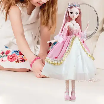 Кукли BJD Гладка Коса Гъвкави Стави за Детски Колекции от детски играчки за момичета