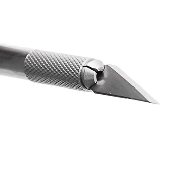 Нож за бродерия, вырезающий гумено уплътнение, джобно ножче за залепване на фолио, кожен нож за рязане на хартия, комплект ножове за рязане на плодове
