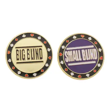 Метални чипове за крупиета, големи/малки детайли за игра на рулетка казино