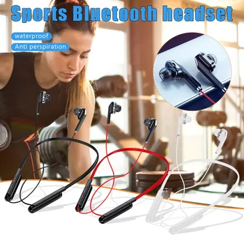 2023 Тежки Безжични слушалки Bluetooth Слушалки с шейным ръб Магнитни слушалки Спортна стерео слушалки С микрофон